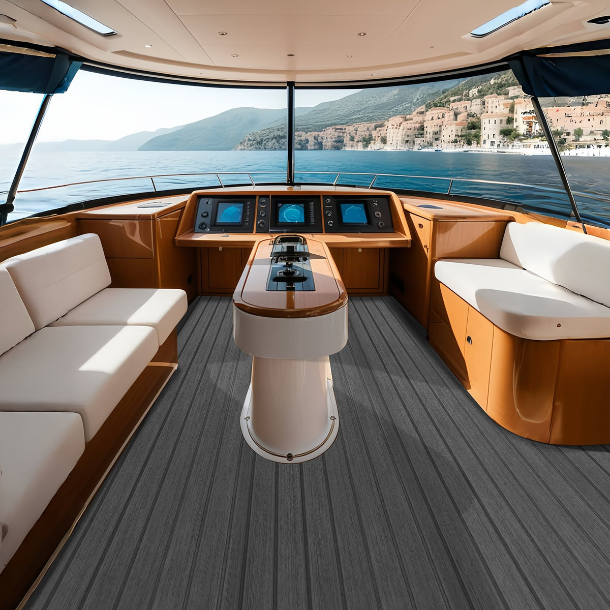Boat Flooring, EVA Foam Boat Decking 94.5in x 23.6in, Non-Slip