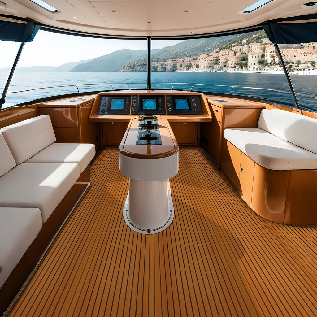 Boat Flooring, EVA Foam Boat Decking 240 x 116.8 cm, Non-Slip