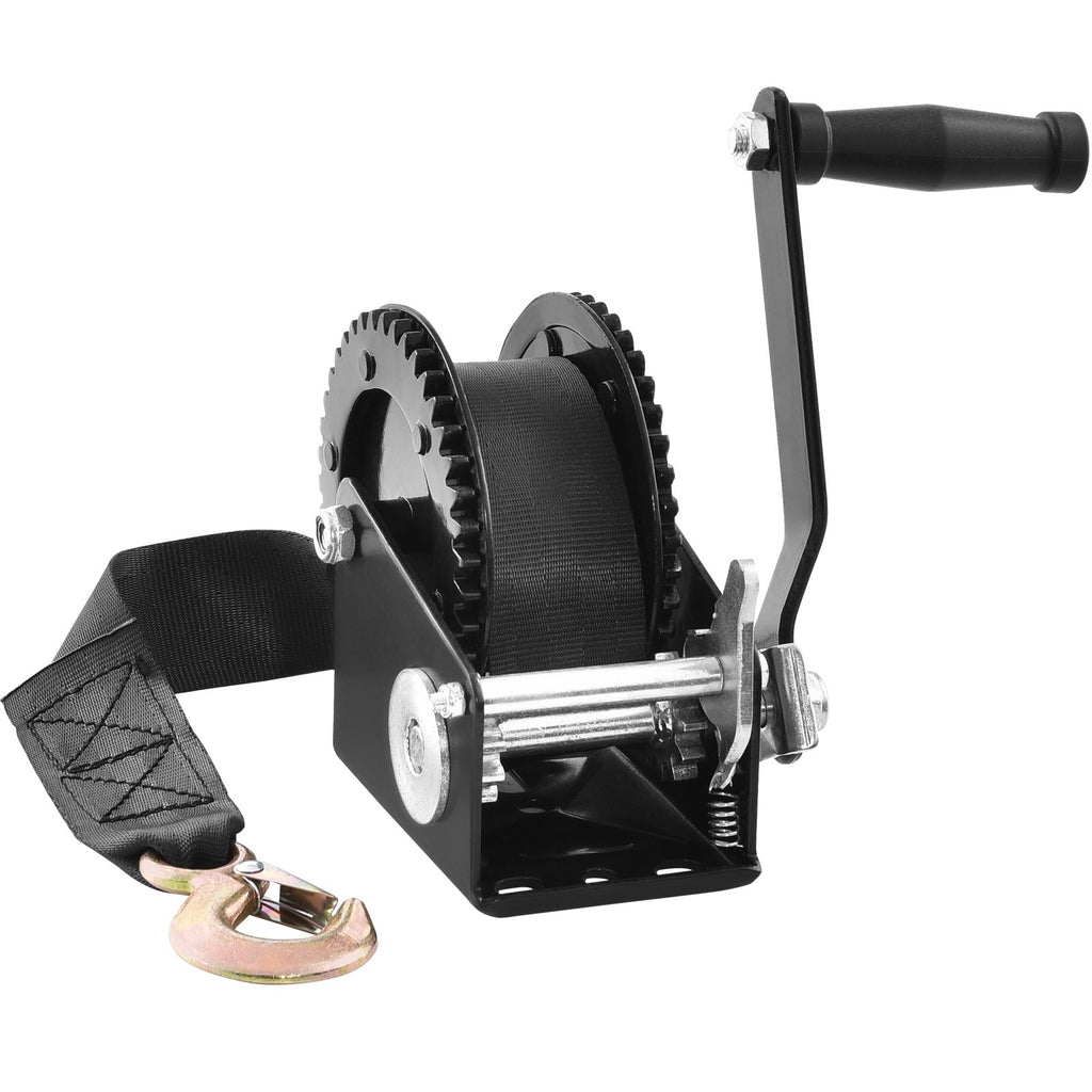 Hand Winch, 2000 lbs Pulling Capacity, Boat Trailer Winch Heavy Duty