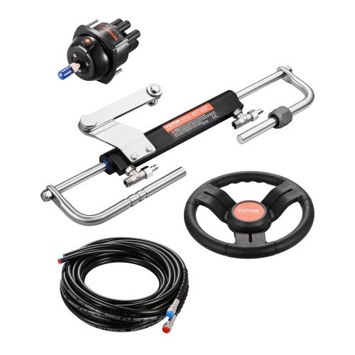90HP Hydraulic Outboard Steering Kit, Marine Boat Hydraulic Steering
